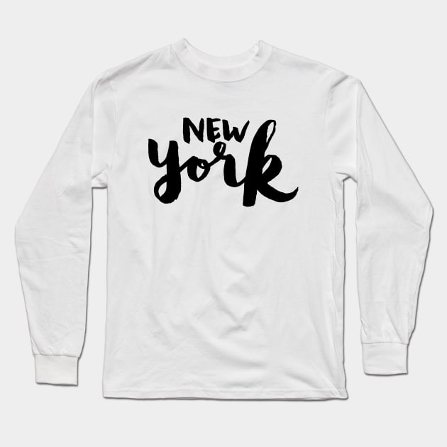 new york Long Sleeve T-Shirt by kundesign